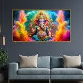 Traditional Wall Art – Vintage Style Ganesha Painting